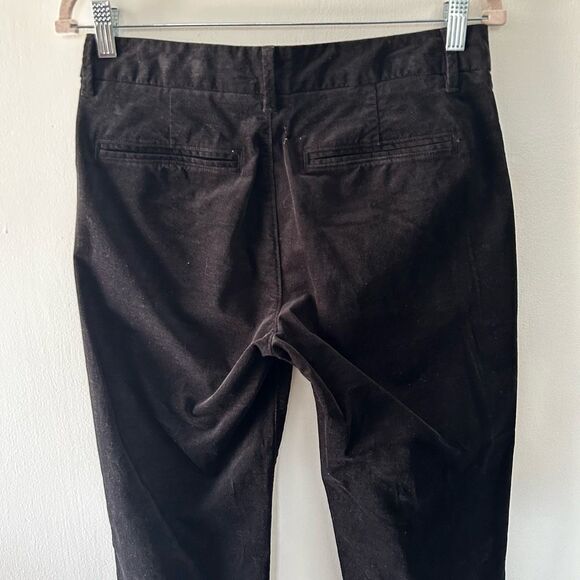 Vince Womens Black Corduroy Cropped Pants Size 4 Classic Neutral Minimalist - Picture 6 of 8